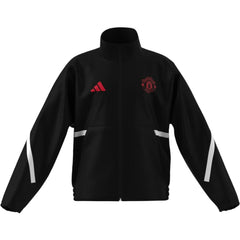 Manchester United Youth 2025/26 Club Anthem Full-Zip Jacket Black