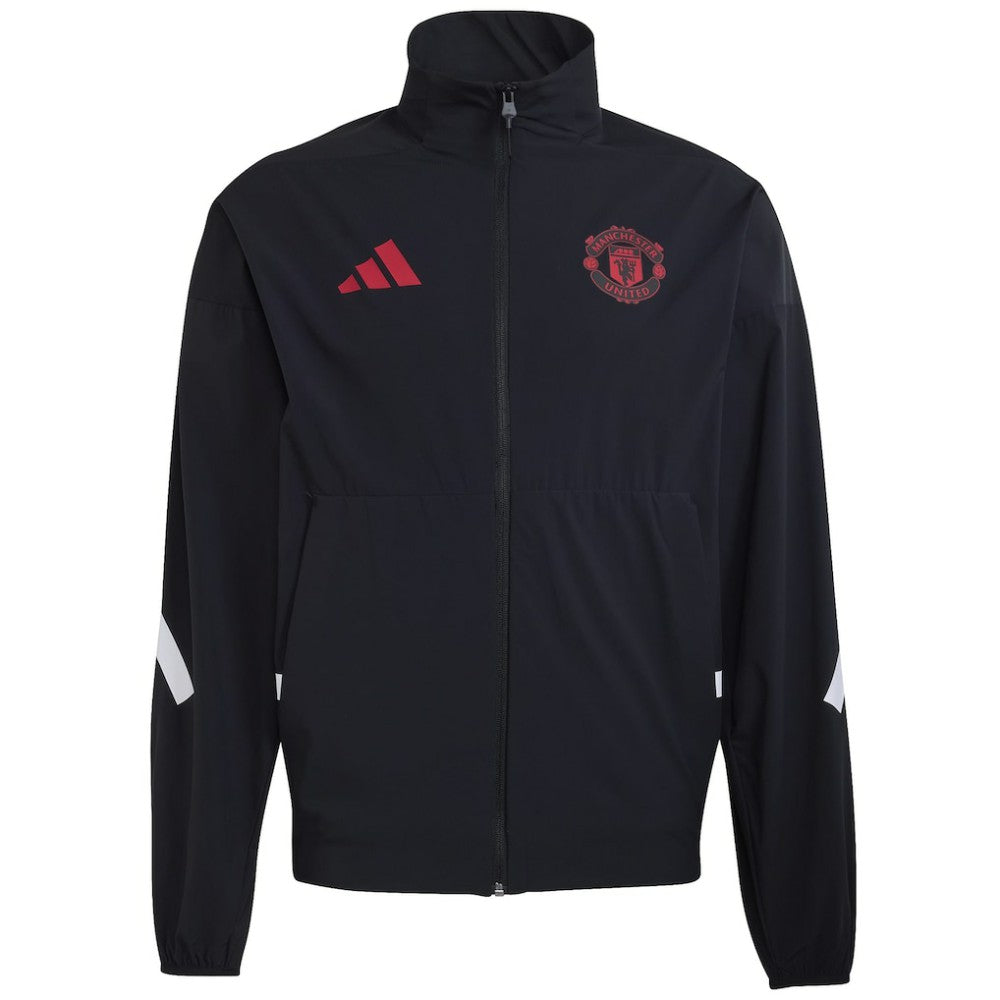 Manchester United 2025/26 Club Anthem Full-Zip Jacket Black