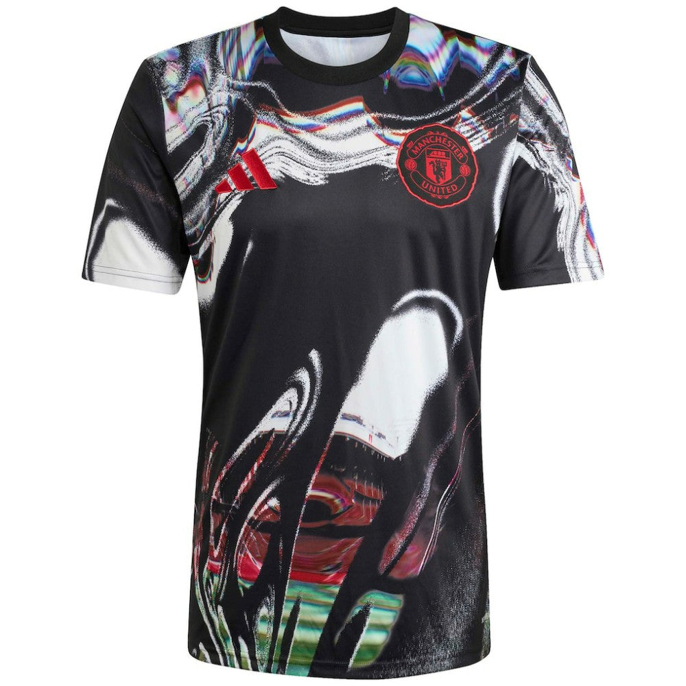 Manchester United 2025/26 Pre-Match Training Jersey Black
