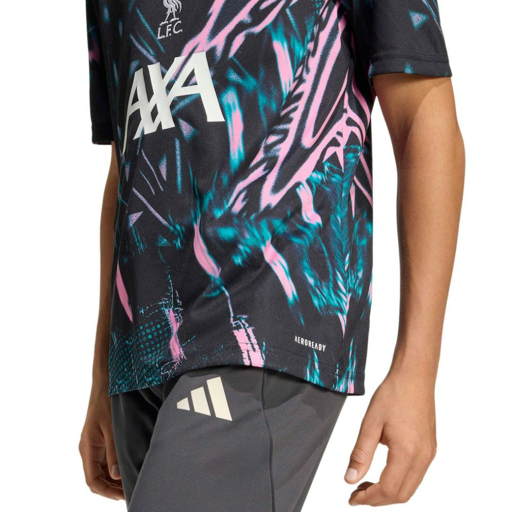 Liverpool Youth 2025/26 Pre-Match Training Jersey Black