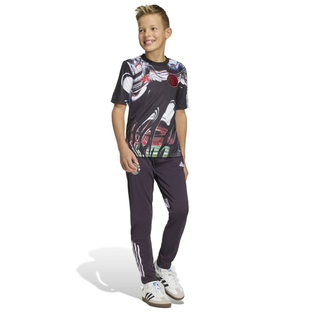 Manchester United Youth 2025/26 Pre-Match Training Jersey Black