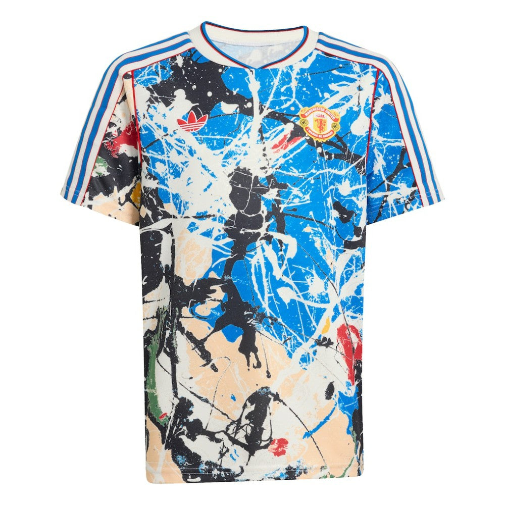 Manchester United X Stone Roses Youth Replica Jersey Blue