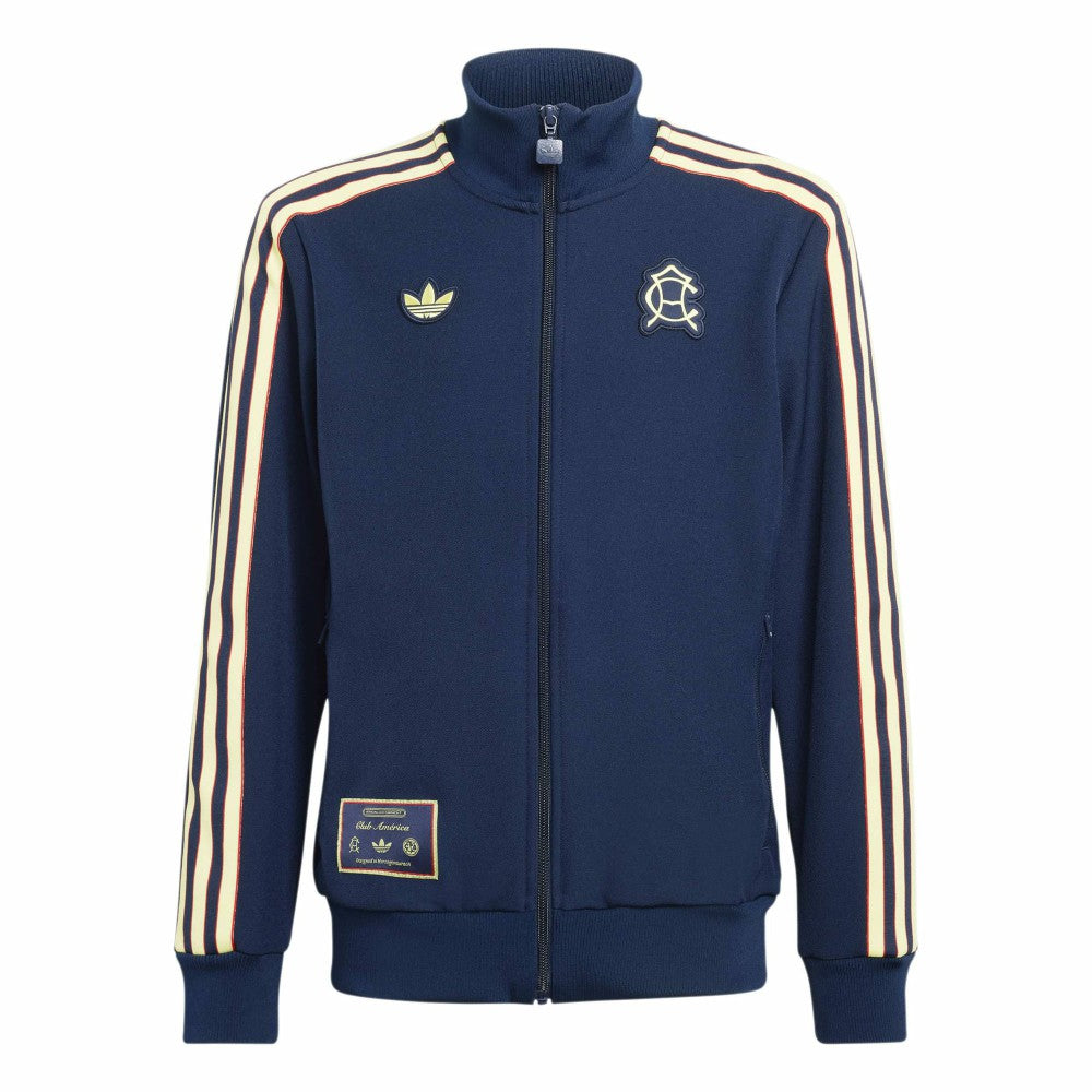 Club America Youth Terrace Icons Full-Zip Track Top Navy