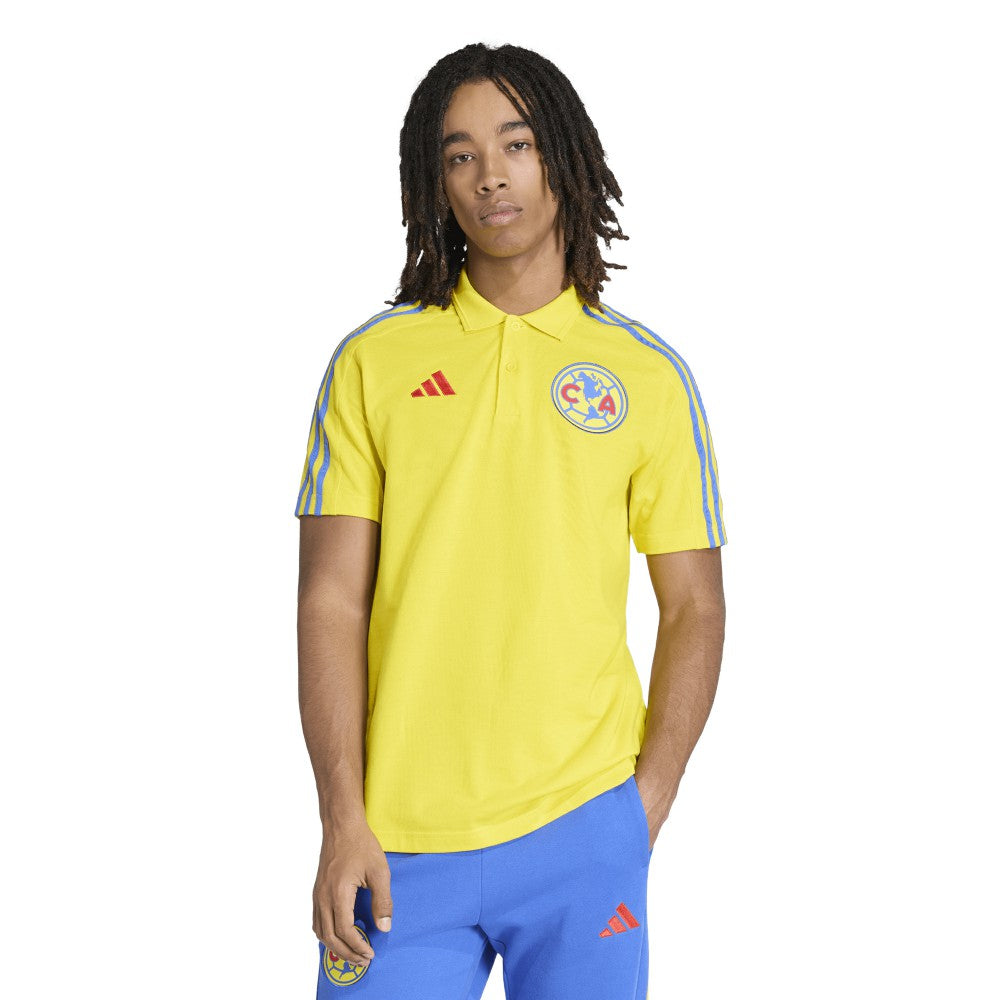 Club America 2025/26 DNA Alphaskin Polo Yellow shop