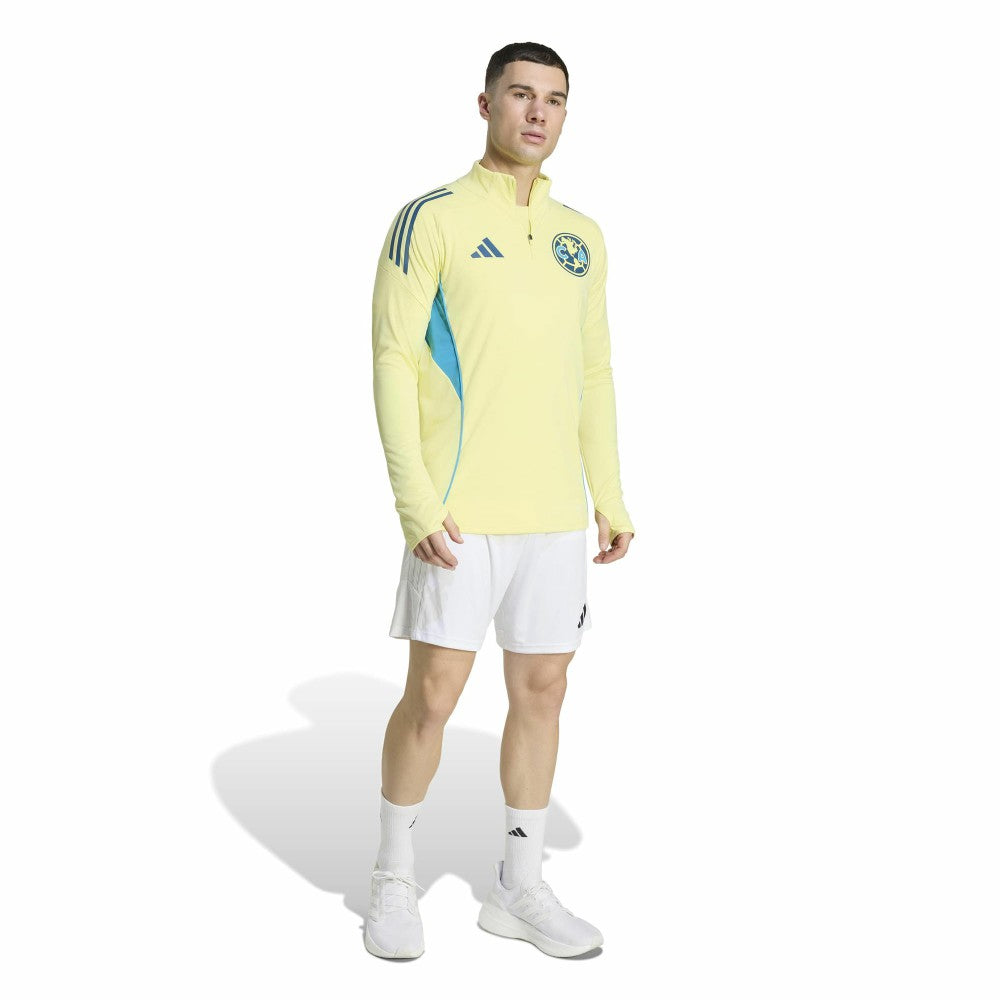 Club America Tiro 2025/26 AEROREADY Raglan Full-Zip Training Top Yellow