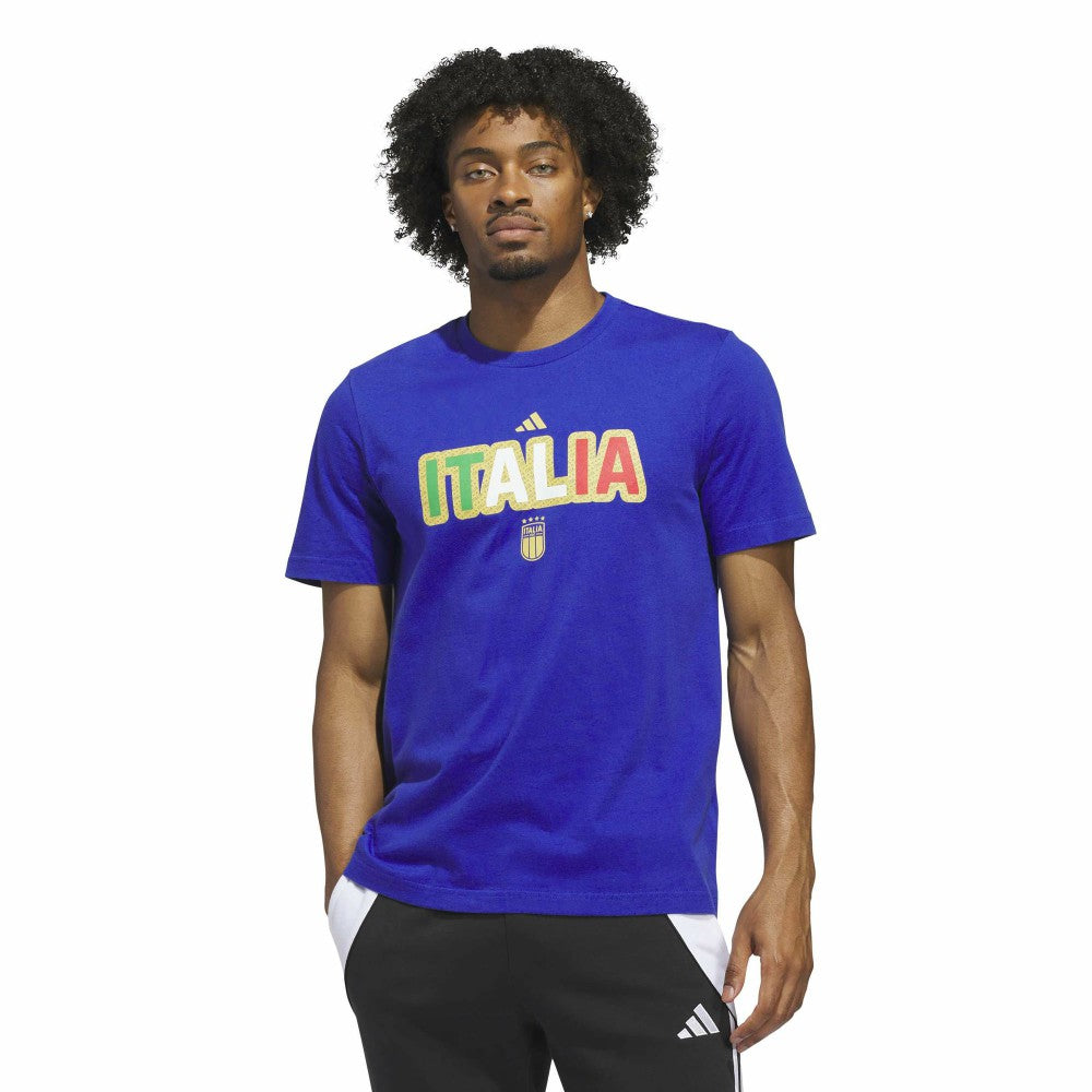 Italy National Team Jersey Hook T-Shirt Blue