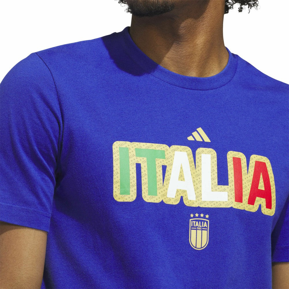 Italy National Team Jersey Hook T-Shirt Blue