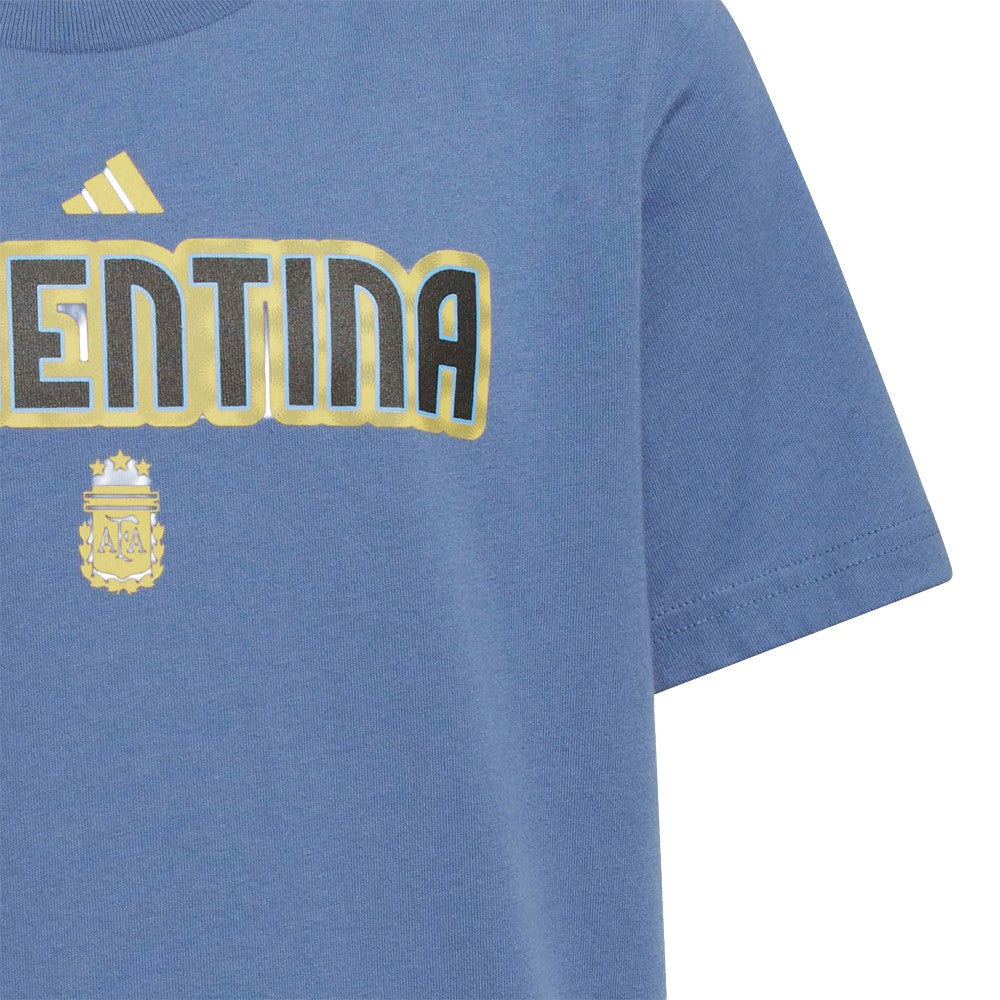 Argentina National Team Youth Jersey Hook T-Shirt Blue
