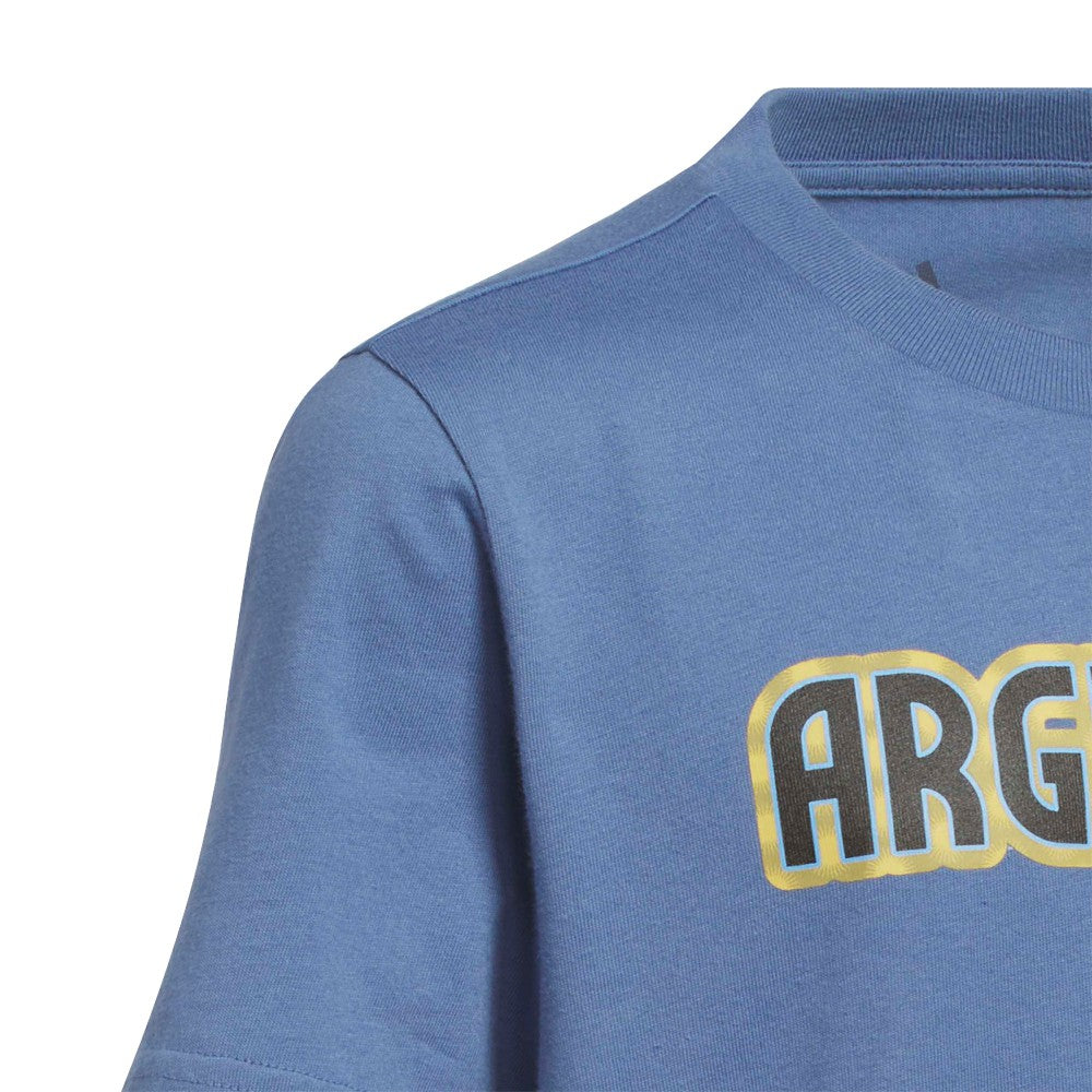 Argentina National Team Youth Jersey Hook T-Shirt Blue