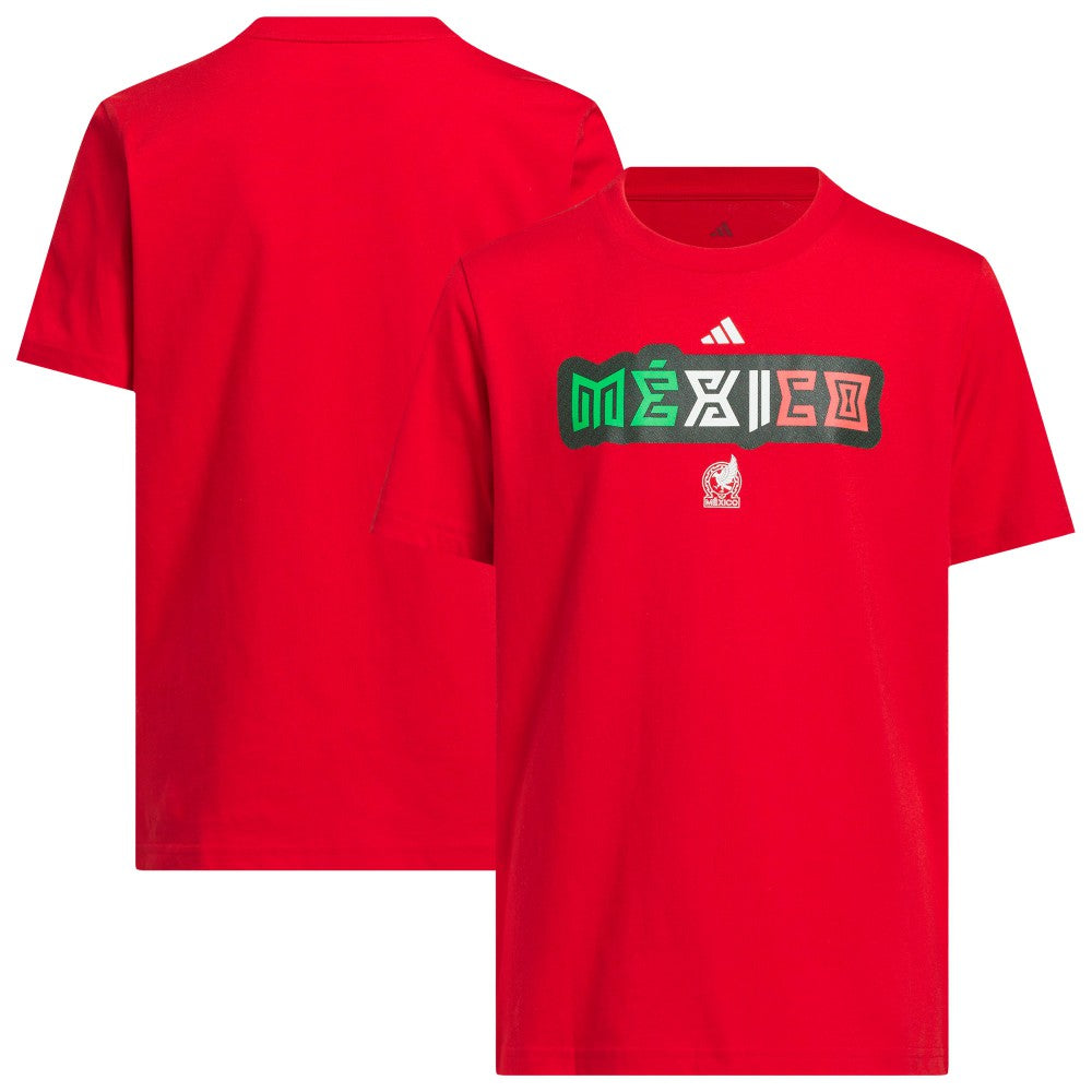 Mexico National Team Youth Jersey Hook T-Shirt Red shop