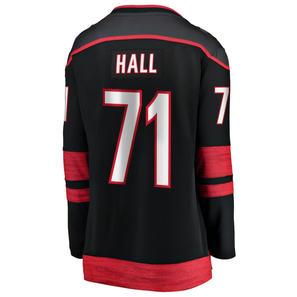 NHL Taylor Hall Carolina Hurricanes Fanatics Women's Home Breakaway Player Jersey - Black