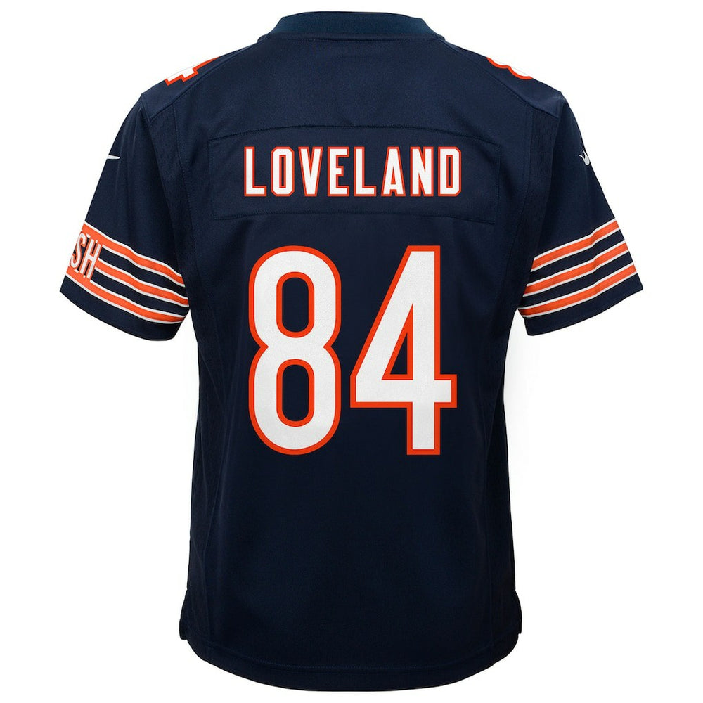 Colston Loveland Chicago Bears Youth Game Jersey Navy