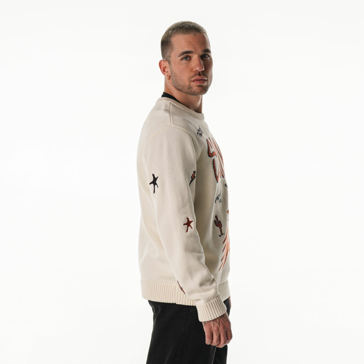 Phoenix Suns The Wild Collective Unisex 2025/26 City Edition Jacquard Sweater Cream