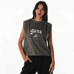 Phoenix Suns The Wild Collective Unisex 2025/26 City Edition Boxy Cropped Darted Tank Top Gray