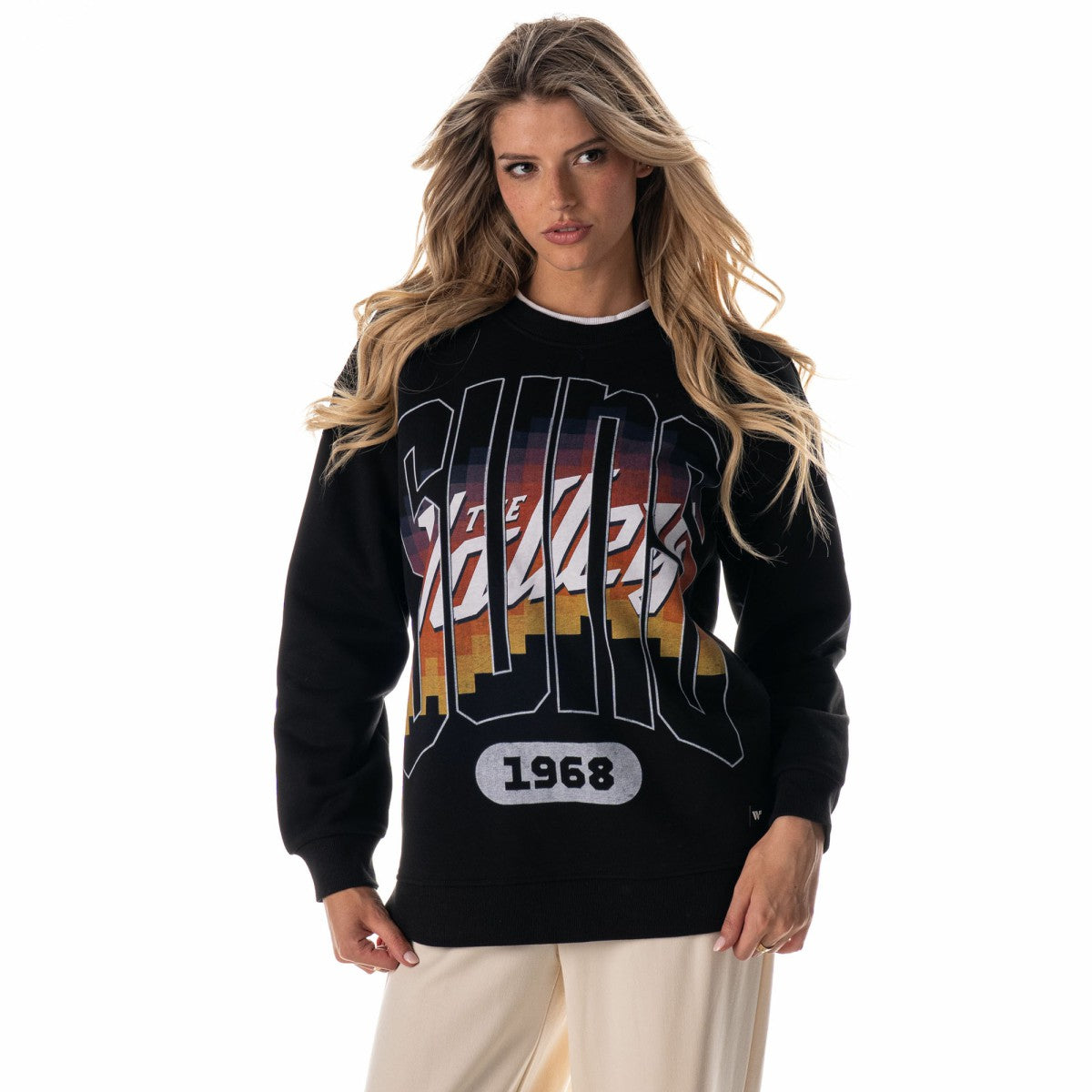 Phoenix Suns The Wild Collective Unisex 2025/26 City Edition Double Collar Fleece Sweatshirt Black