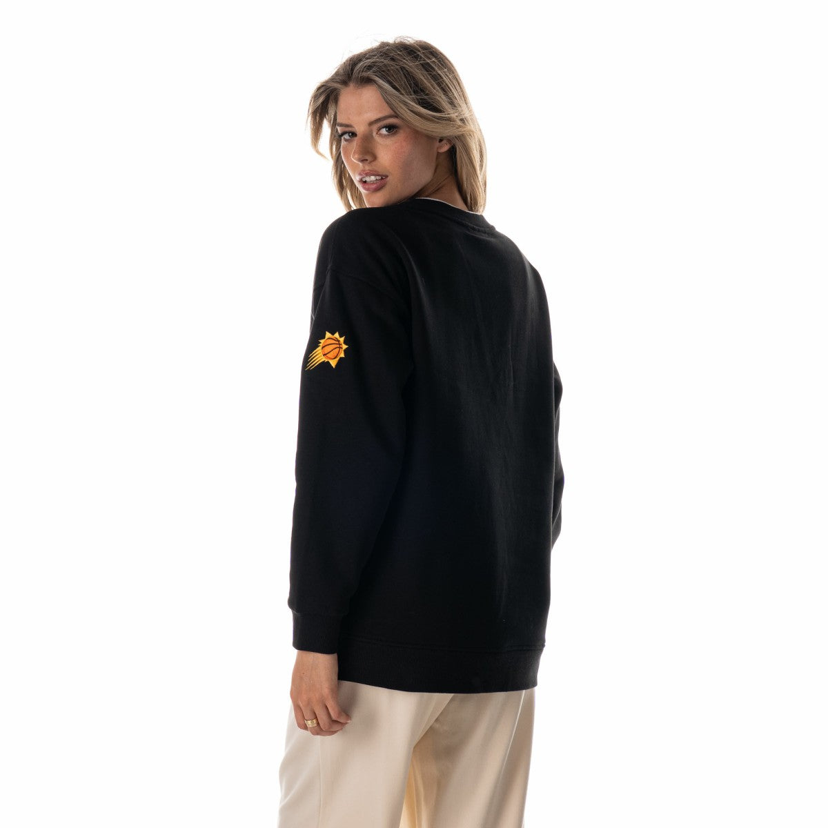 Phoenix Suns The Wild Collective Unisex 2025/26 City Edition Double Collar Fleece Sweatshirt Black