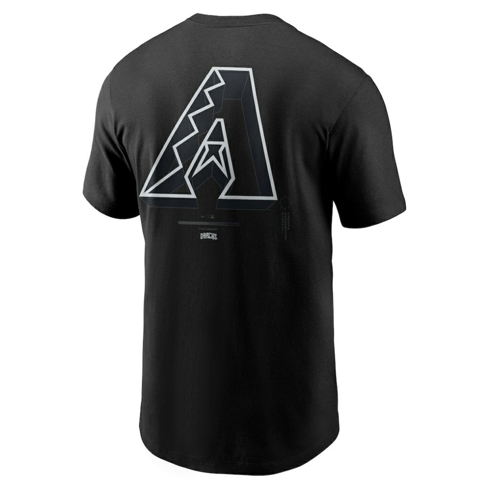 Arizona Diamondbacks Nike  Bar Loading T-Shirt - Black T-shirts