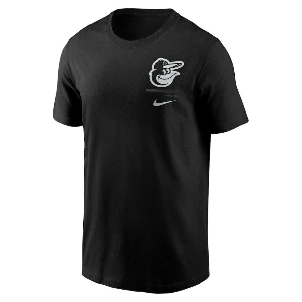 Baltimore Orioles Nike  Bar Loading T-Shirt - Black T-shirts