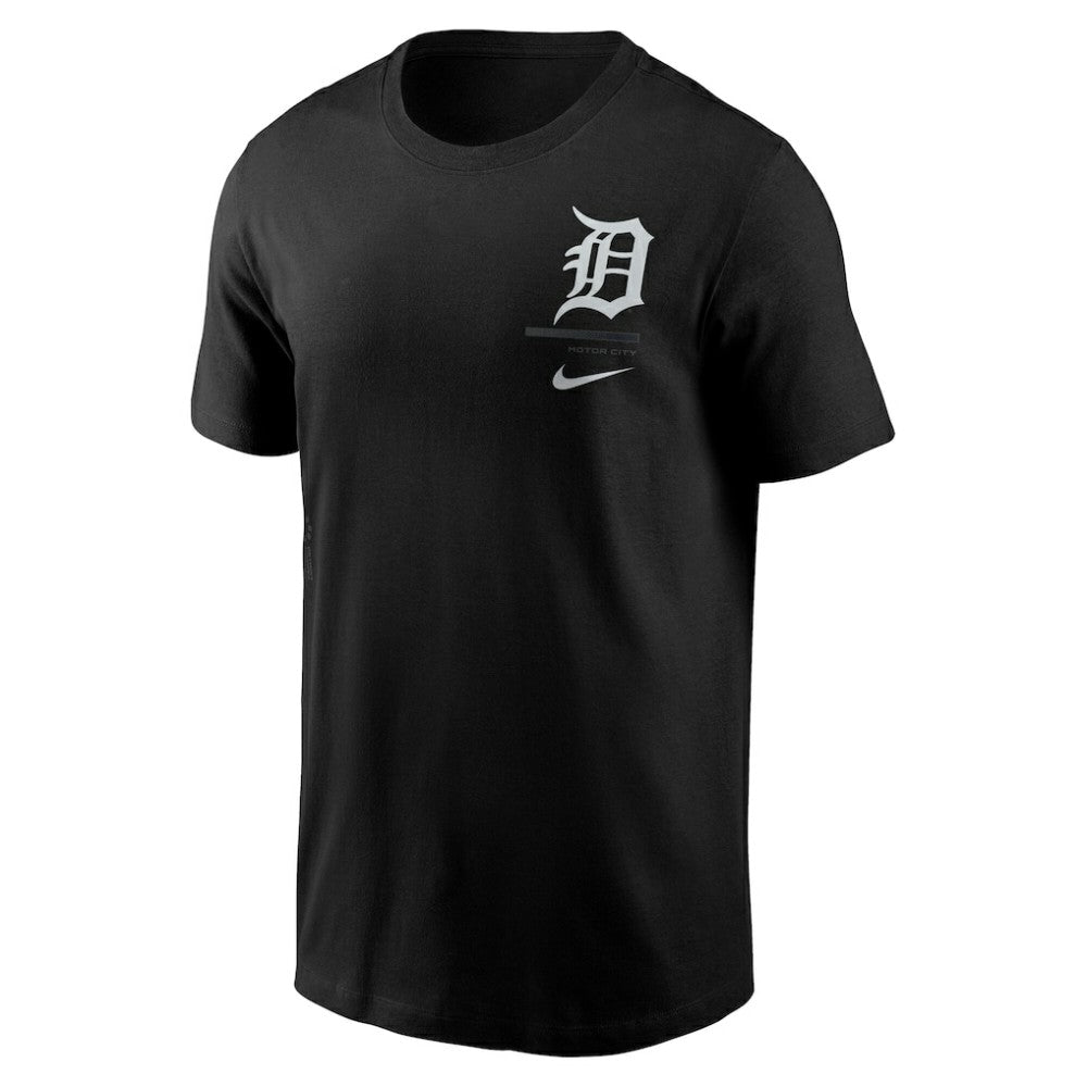 Detroit Tigers Nike  Bar Loading T-Shirt - Black T-shirts