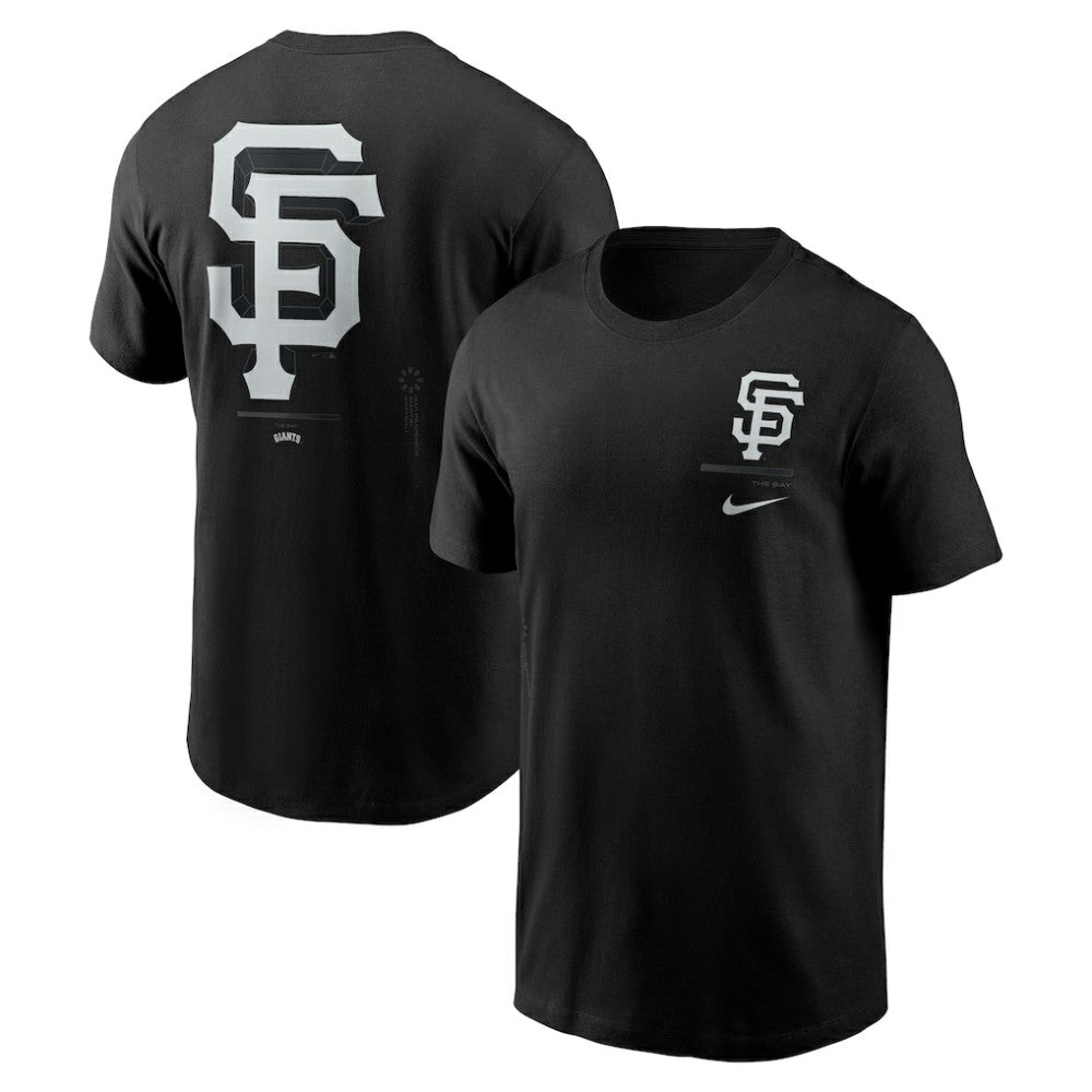 San Francisco Giants Nike  Bar Loading T-Shirt - Black T-shirts