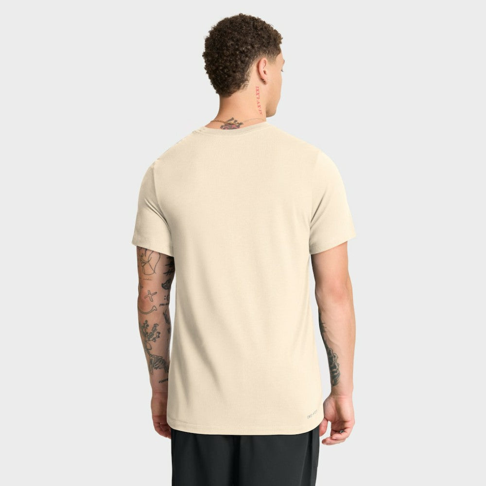 Atlanta Braves Nike Wordmark Tri-Blend T-Shirt - Natural T-shirts
