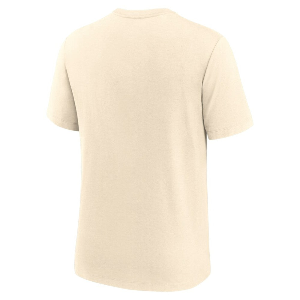 Atlanta Braves Nike Wordmark Tri-Blend T-Shirt - Natural T-shirts