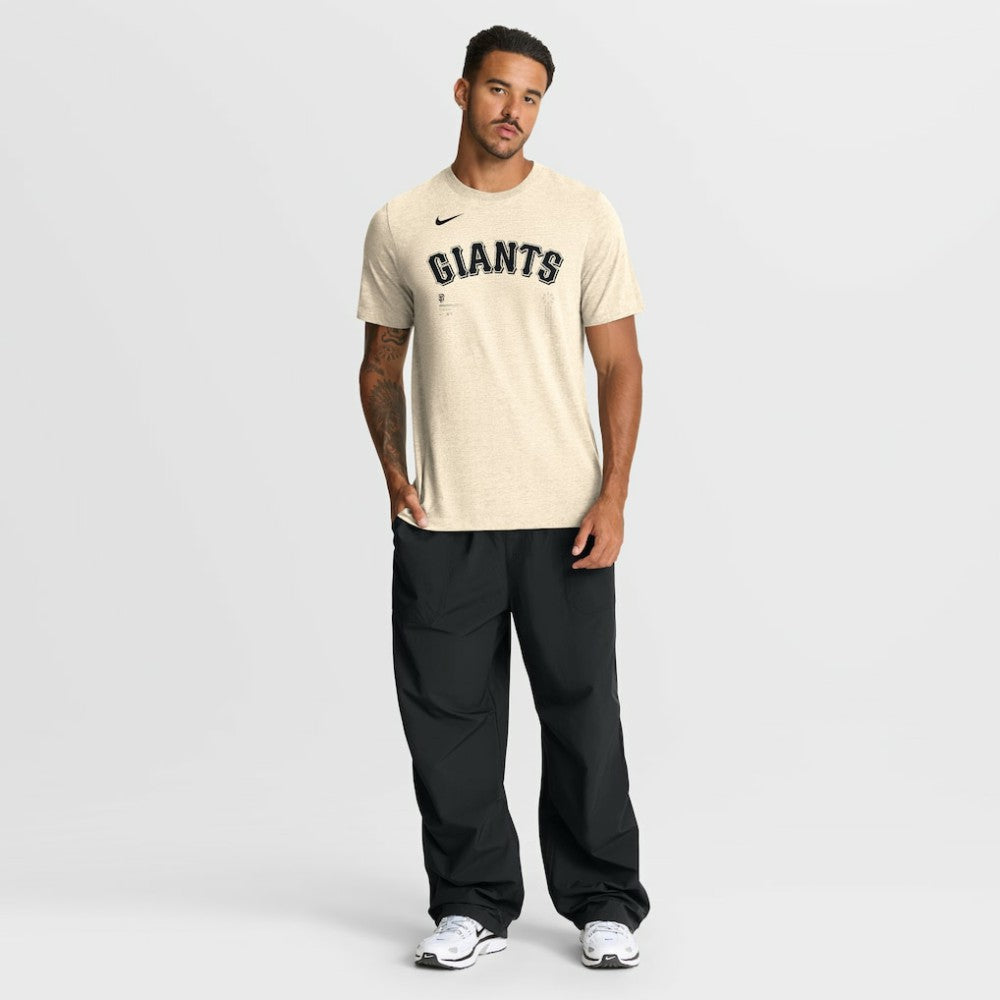 San Francisco Giants Nike Wordmark Tri-Blend T-Shirt - Natural T-shirts