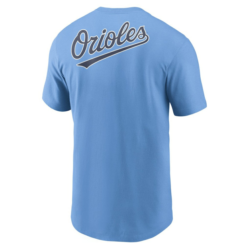 Baltimore Orioles Nike Record Shattered T-Shirt - Light Blue Hats