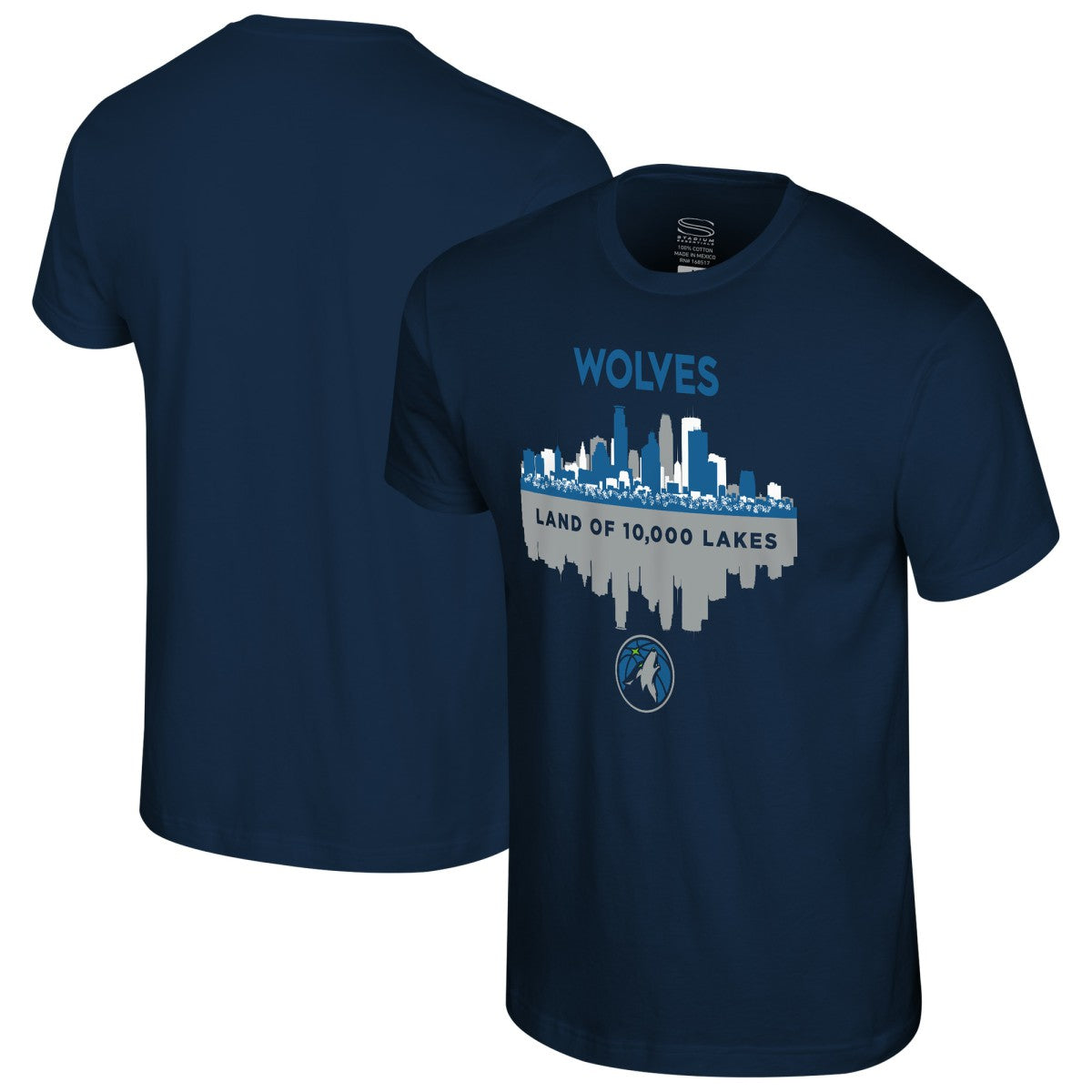 Minnesota Timberwolves Stadium Essentials Cities T-Shirt Navy