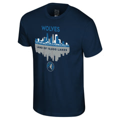 Minnesota Timberwolves Stadium Essentials Cities T-Shirt Navy