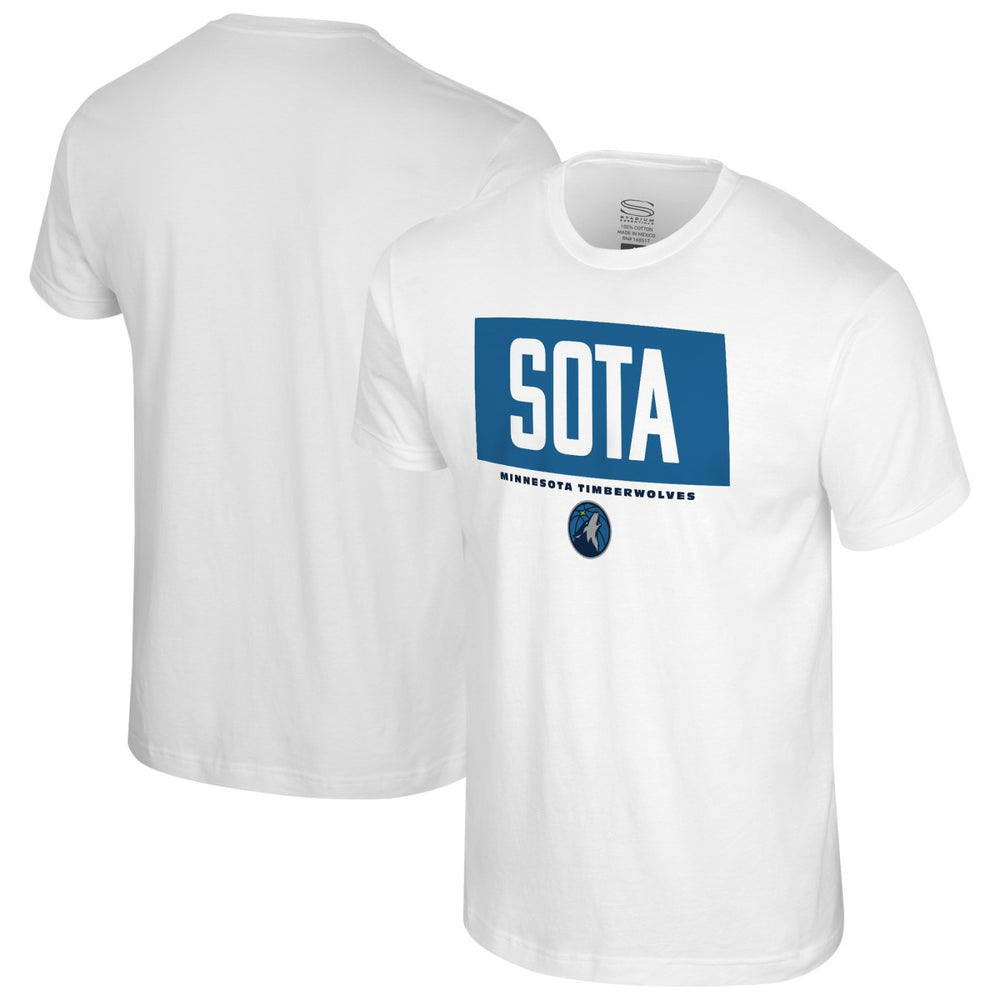 Minnesota Timberwolves Stadium Essentials Crossbar T-Shirt White