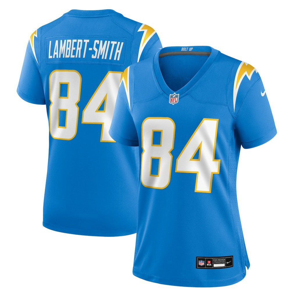 KeAndre Lambert-Smith Los Angeles Chargers Women's Team Game Jersey Powder Blue