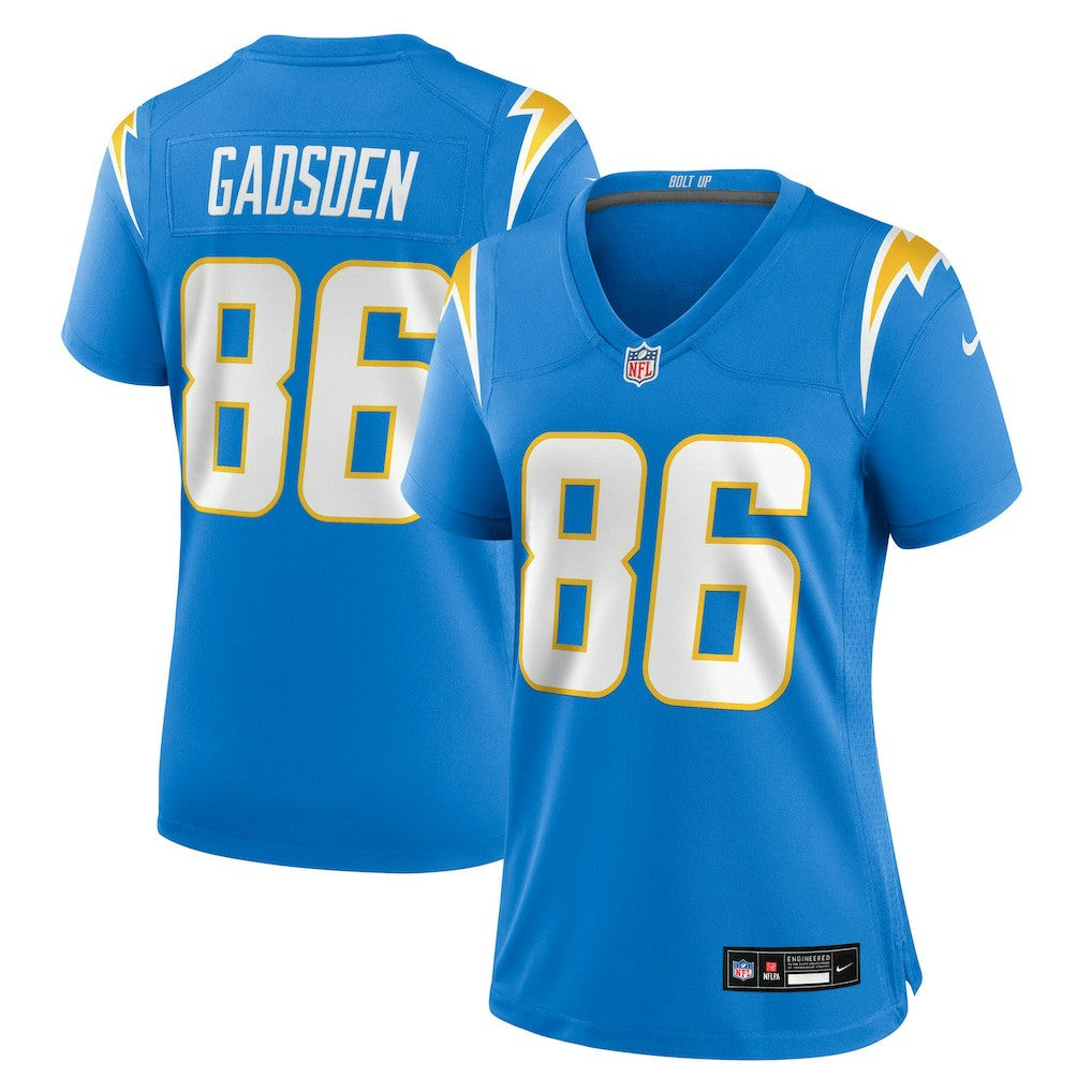 Oronde Gadsden Los Angeles Chargers Women's Team Game Jersey Powder Blue