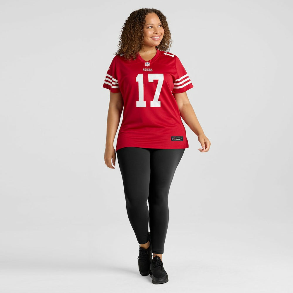 Jordan Watkins San Francisco 49ers Women's Team Game Jersey Scarlet