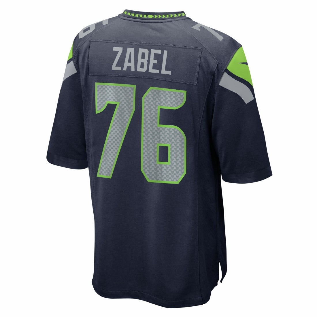 Grey Zabel Seattle Seahawks Team Game Jersey College Navy
