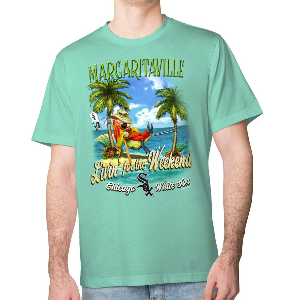 Chicago White Sox Margaritaville Livin' for the Weekend T-Shirt - Mint T-shirts