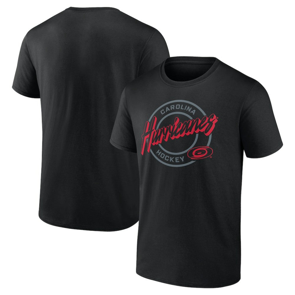 NHL Carolina Hurricanes Colorblock Puck T-Shirt - Black