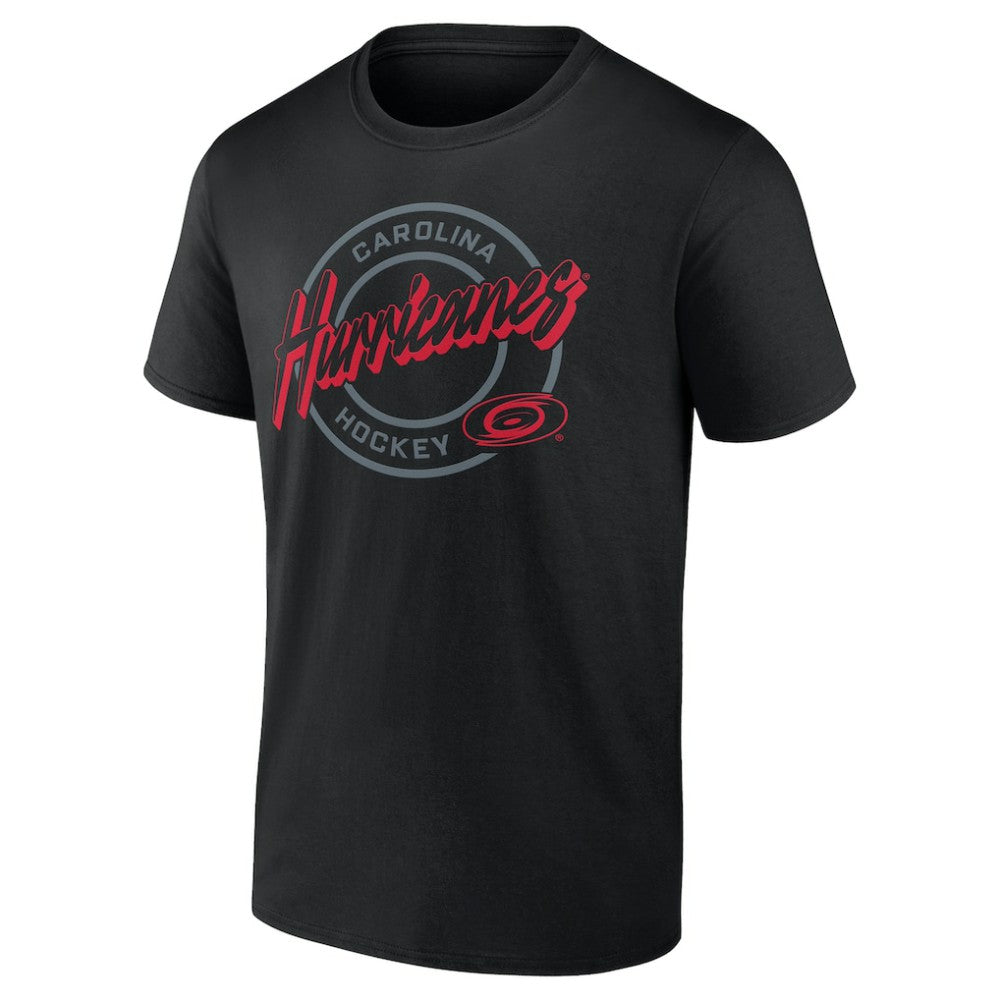 NHL Carolina Hurricanes Colorblock Puck T-Shirt - Black