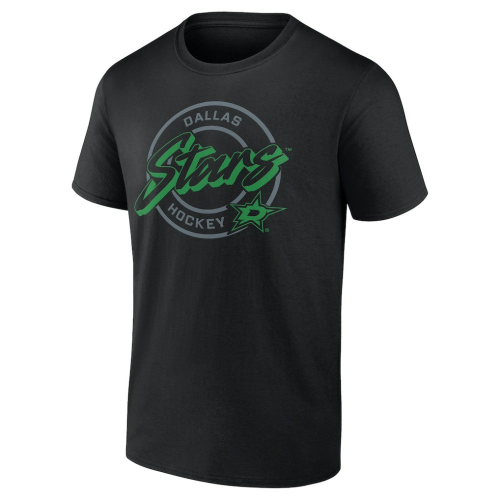 NHL Dallas Stars Colorblock Puck T-Shirt - Black