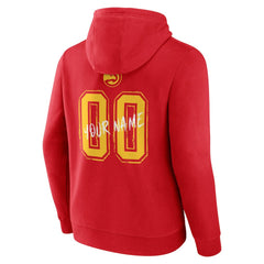 Atlanta Hawks Hustle Custom Pullover Hoodie Red