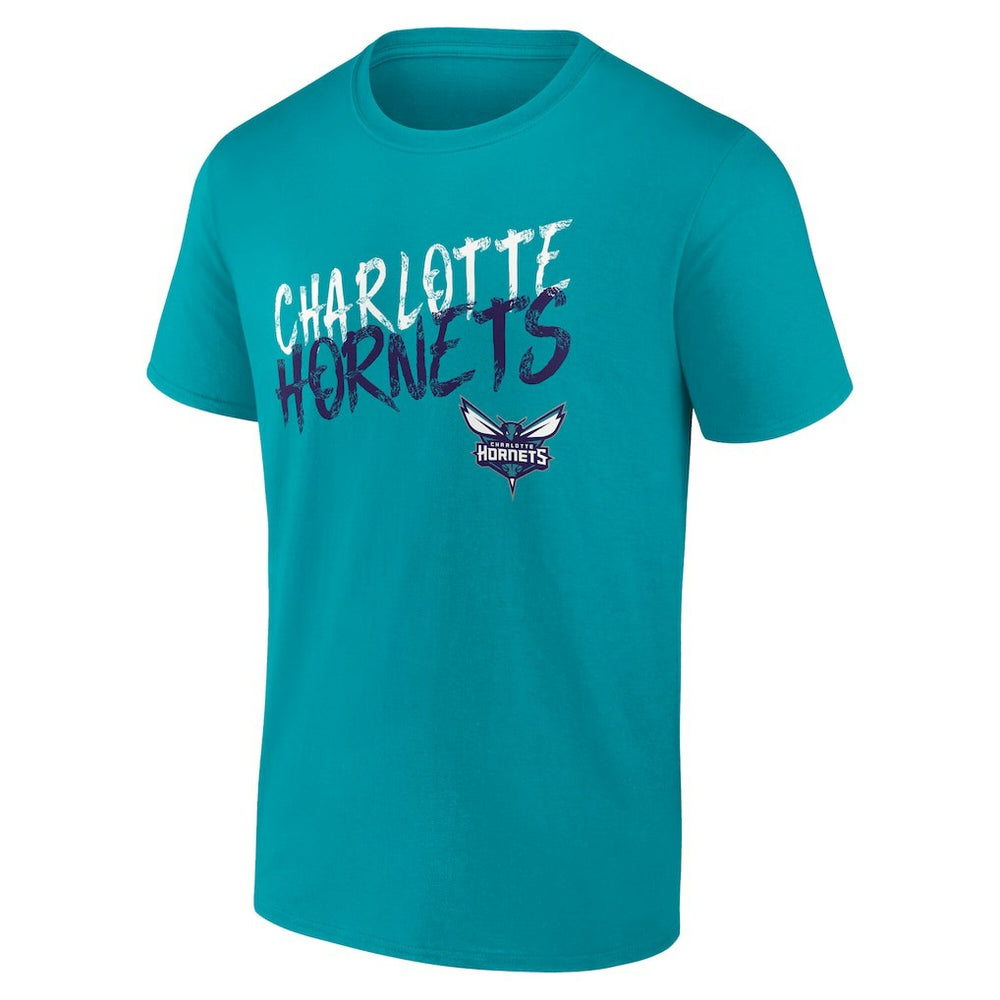 Charlotte Hornets Hustle Custom T-Shirt Teal