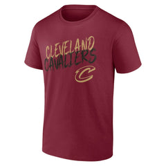Cleveland Cavaliers Hustle Custom T-Shirt Wine
