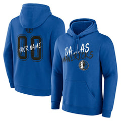 Dallas Mavericks Hustle Custom Pullover Hoodie Blue