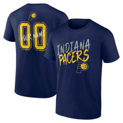 Indiana Pacers Hustle Custom T-Shirt Navy