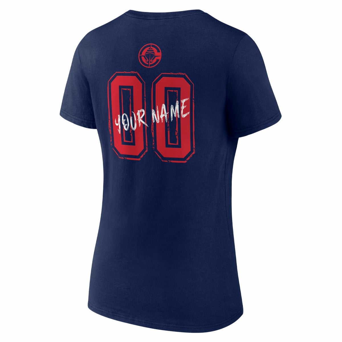 LA Clippers Women's Hustle Custom V-Neck T-Shirt Navy
