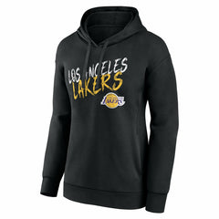 Los Angeles Lakers Women's Hustle Custom Pullover Hoodie Black