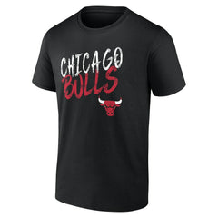 Chicago Bulls Hustle Custom T-Shirt Black