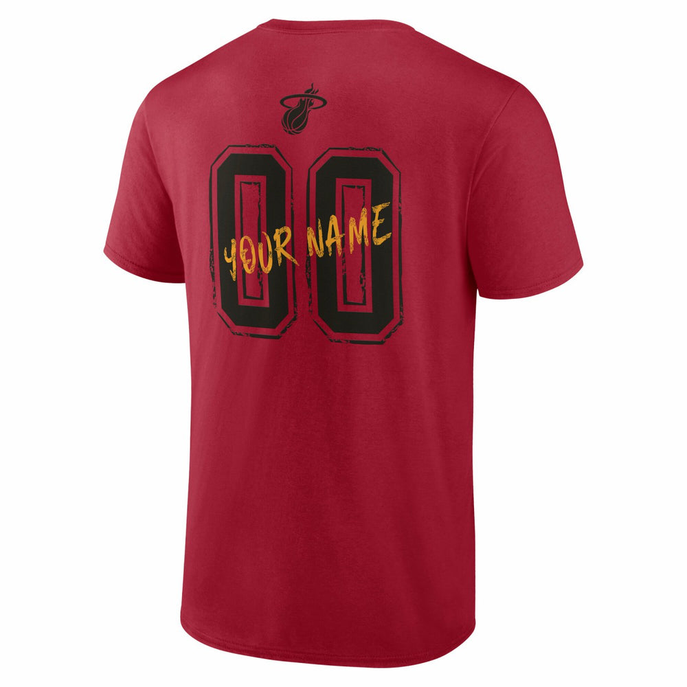 Miami Heat Hustle Custom T-Shirt Red