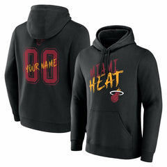 Miami Heat Hustle Custom Pullover Hoodie Black