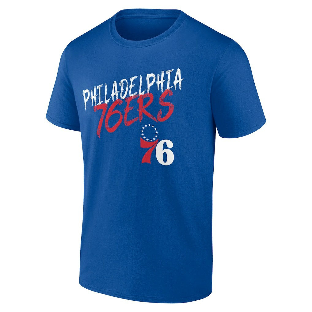 Philadelphia 76ers Hustle Custom T-Shirt Royal